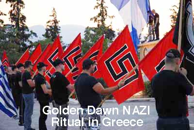 Golden Dawn Nazi like party gaining traction in Greece