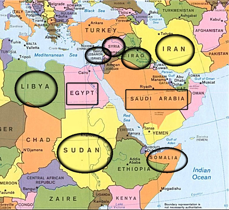 Planned war in Africa and Middle East