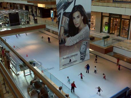 The Galleria Mall, Houston, Texas - inside ice rink