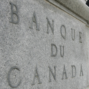 The Bank of Canada building engraving - Canada's stable Banking System 