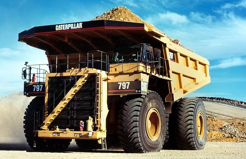 Gold mining heavy machinery equipment