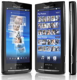 Sony Ericsson Xperia x10 Android smartphone